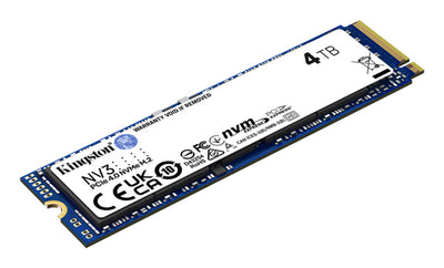 SNV3S/4000G - KINGSTON 4TB NV3 M.2 PCIE 4.0 NVME SSD R/W 6000/5000 MB/s
