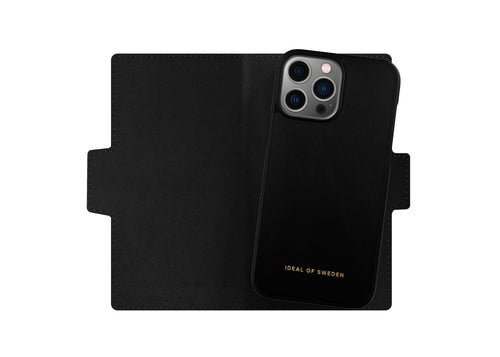 IDAW-I2167-236 - Ideal of Sweden iPh 13 Pro Max Atelier Wallet Neo Noir Croco