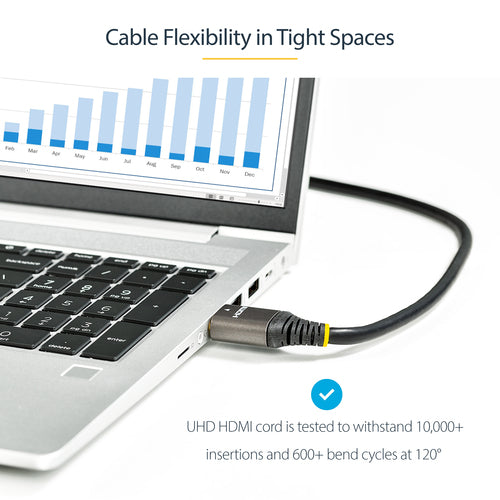 StarTech.com HDMM21V3M - 10ft 3m Certified HDMI 2.1 Cable - 8K/4K
