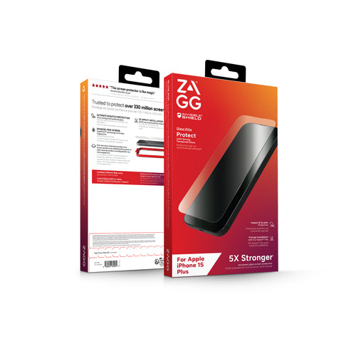 200111785 - InvisibleShield Glass Elite - iPhone 15 Plus - Clear