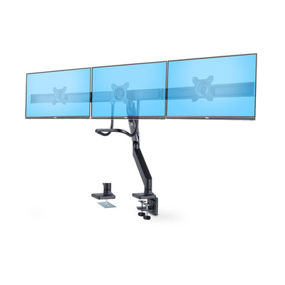 3M1A3SG-MONITOR-ARM - STARTECH.COM CROSSBAR TRIPLE MONITOR DESK MOUNT, VESA 75X75/100X100, 5 YR