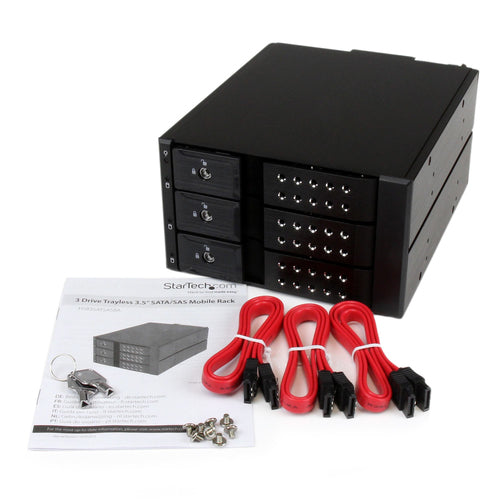 StarTech.com HSB3SATSASBA - Mob Rack Backplane 3.5in SAS II/SATA III