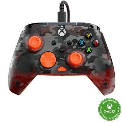 TBC-2001-95 - TURTLE BEACH REMATCH CORE WIRED CONTROLLER - CAMO/ORANGE XBX