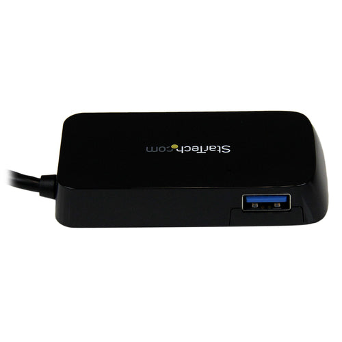 StarTech.com ST4300MINU3B - Portable 4 Port Mini USB 3.0 Hub - Black