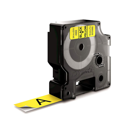 S0720880 - Dymo Blk on Yell 19mmx7m Tape