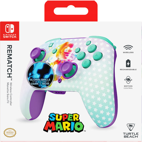 TBC-8101-95 - TURTLE BEACH REMATCH WIRELESS CONTROLLER -  INVINCIBLE MARIO NSW
