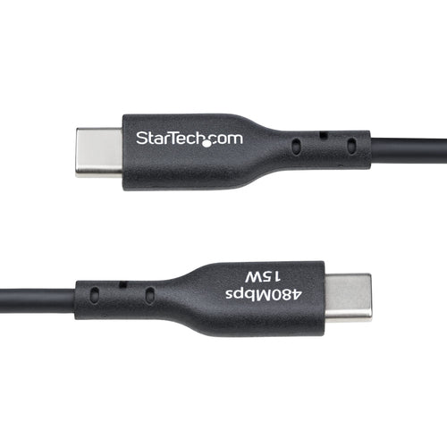 StarTech.com USB2AC1MNC - 1m USB-A to USB-C Charging Cable Black