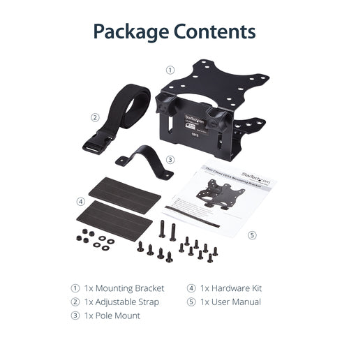 STARTECH.COM THIN CLIENT MOUNT-VESA MOUNTING BRACKET-MAC MINI MONITOR MOUNT 5 YR
