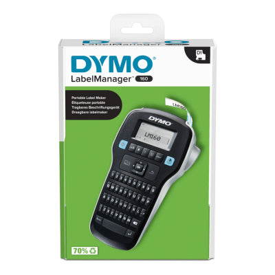 DYMO 2174612 - LabelManager 160p Portable Label Maker QWERTY Keyboard. Edit one-touch fast-formatting