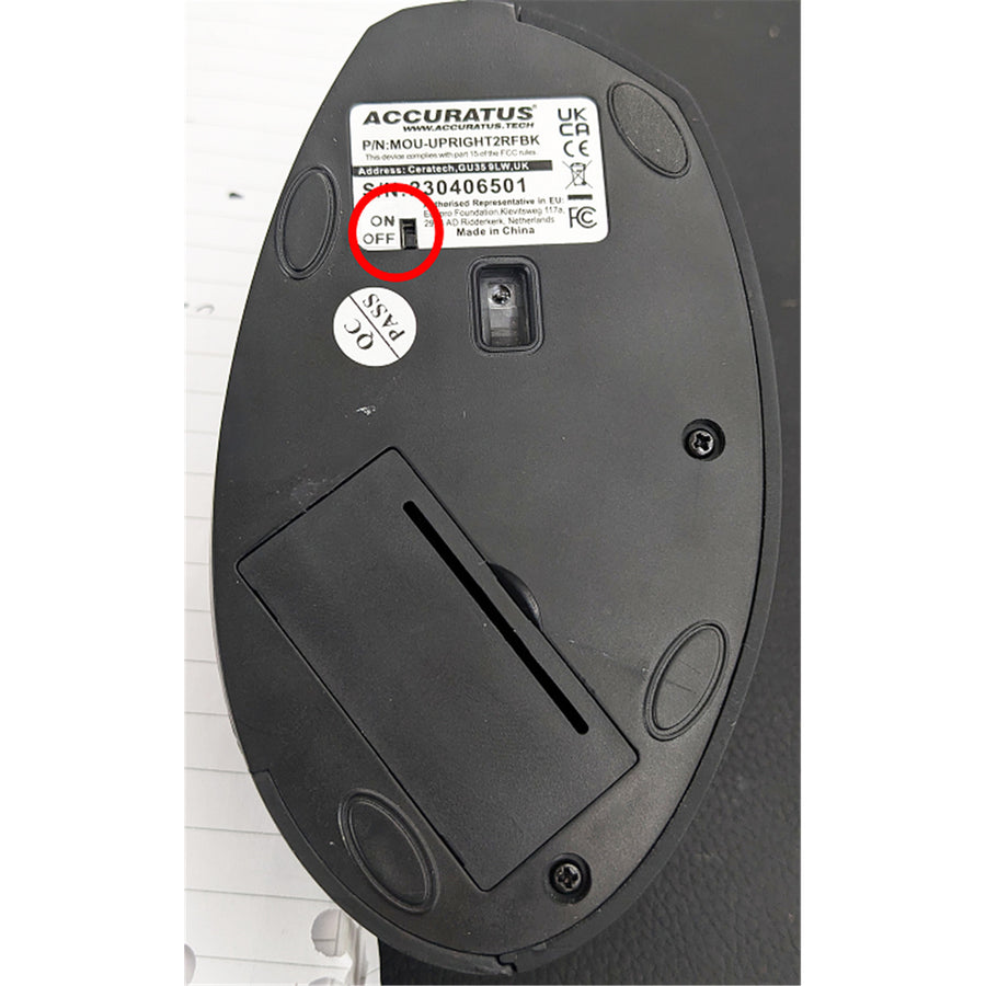 ACC  20URW Wireless Vertical Upright Mouse