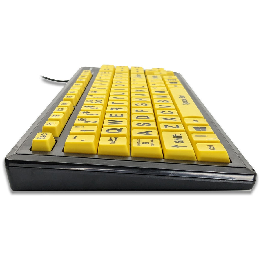 KEYBOARD WIRED VISION ASSIST YELLOW KEYS ACC PC