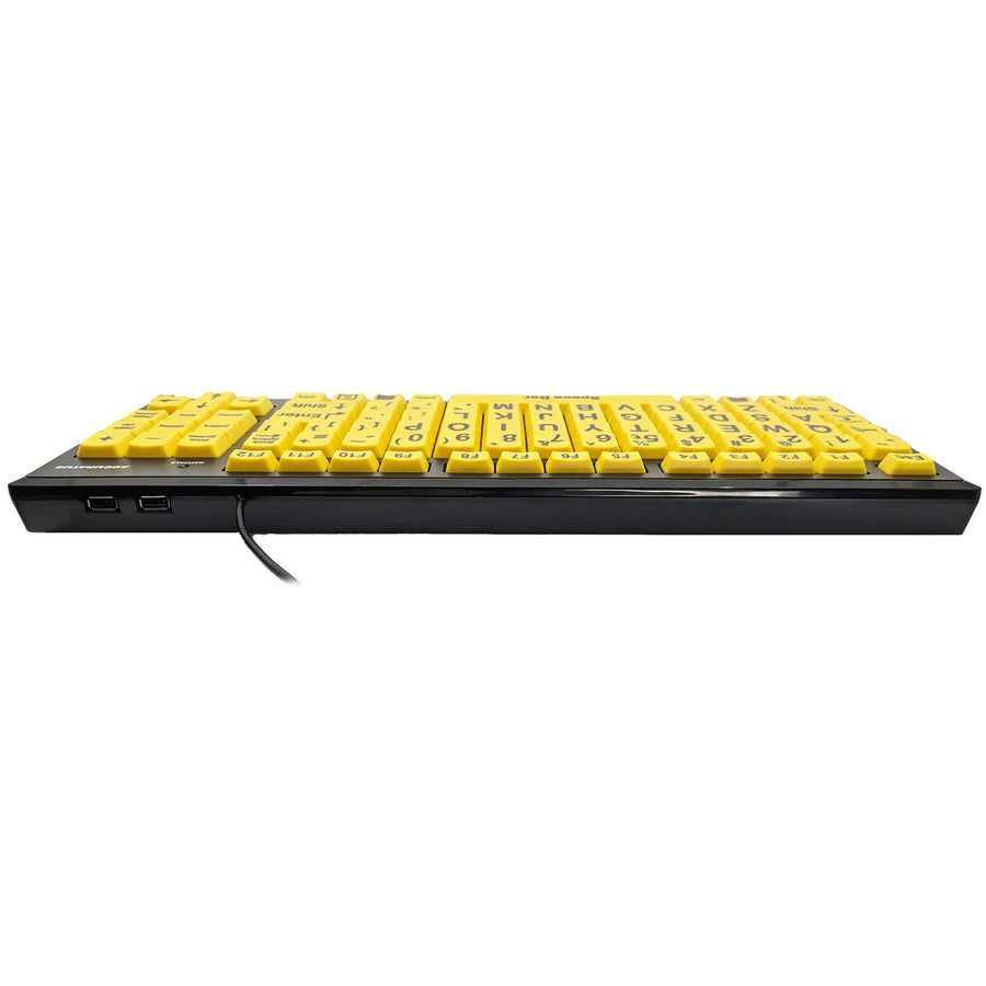 KEYBOARD WIRED VISION ASSIST YELLOW KEYS ACC PC