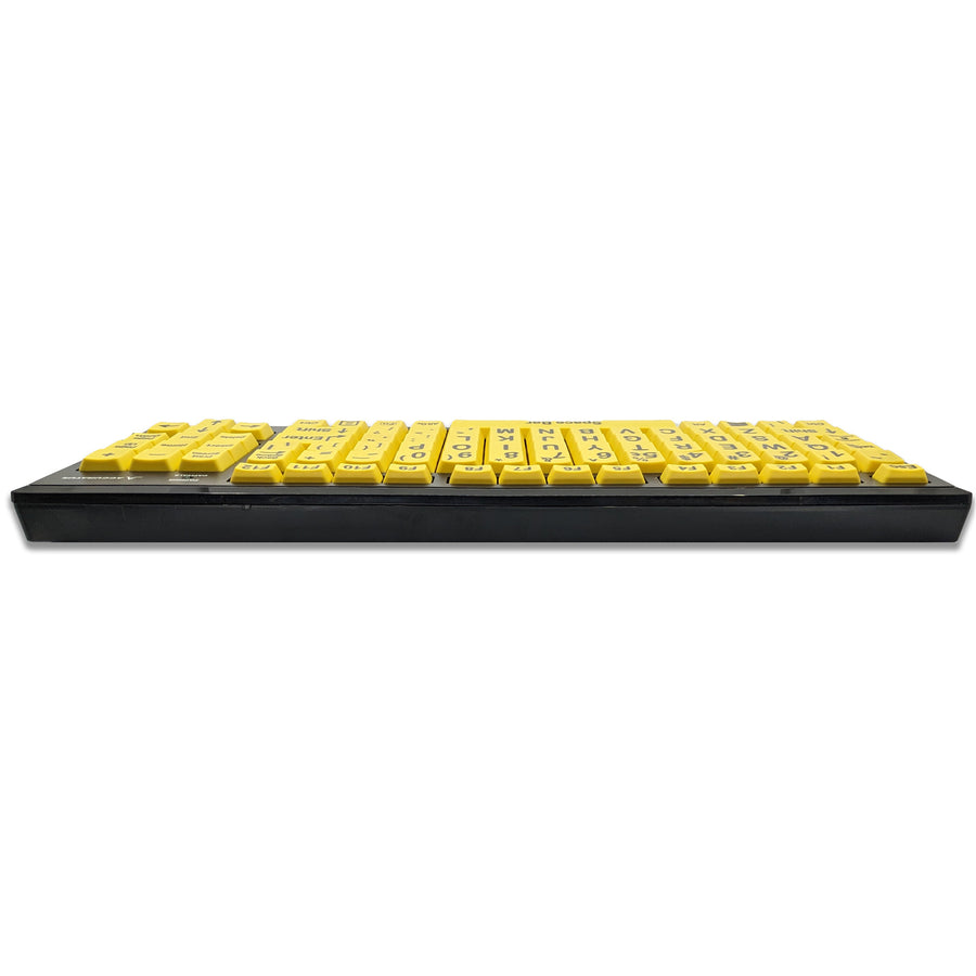 ACC Keyboard Bluetooth Vision Assist Yellow Keys ACC PC