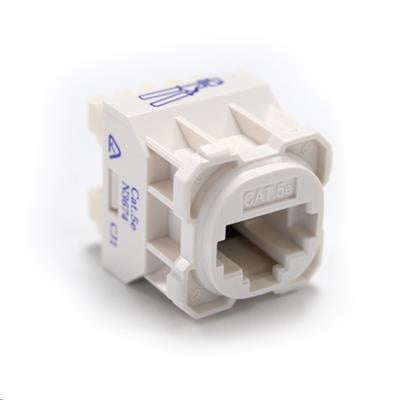 FP-JACK-C5E - Cat5e RJ45 Jack for AMDEX Face Plates. T586A Wiring Only Recommended for use w/ RJ45