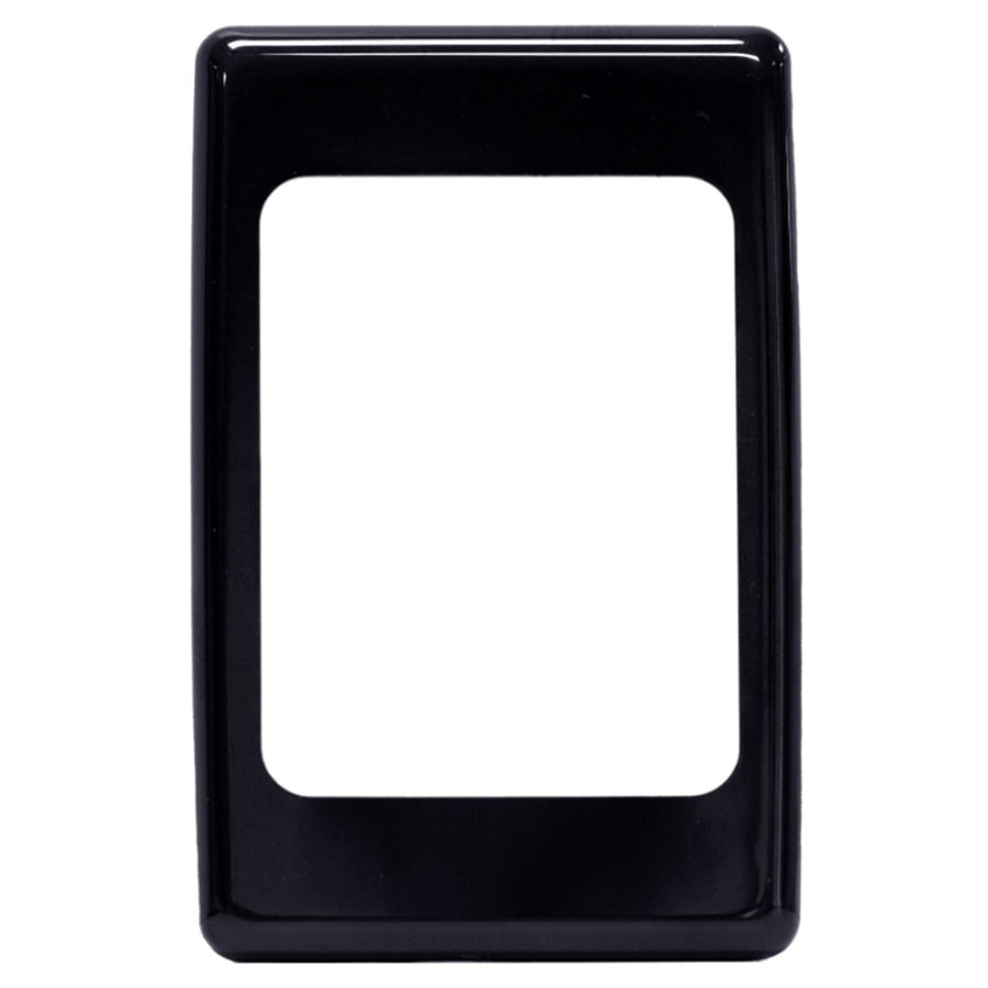 AMDEX FP-2PV2-BK - Switch Plate ONLY. 2 Gang Wall Face Plate Accepts Clipsal Style Mechs Black