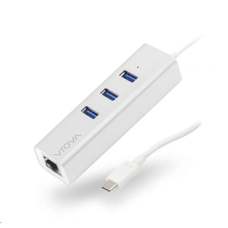 ALOGIC VPLUC3AGE - USB-C TO GIGABIT & 3 PORT USB HUB
