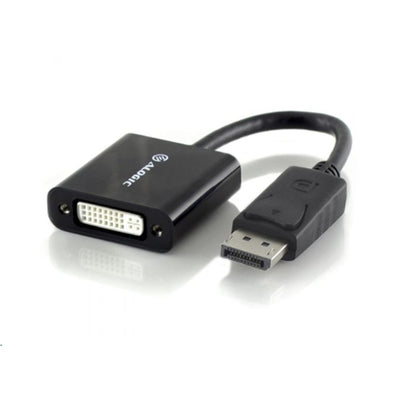 Alogic DP-DVI-ACTV Adapter DisplayPort 1.2 Male to DVI Female with 4K Support 20cm - Black