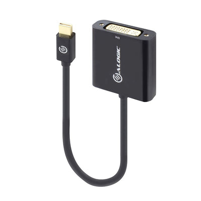 Alogic Elements MDP-DVBK-ACO Adapter Mini DisplayPort Male to DVI Female 20cm - Black