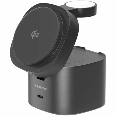 ALOGIC AL41WCPO-BK - Powerpod 4in1 Qi2 Wless Charging - Black