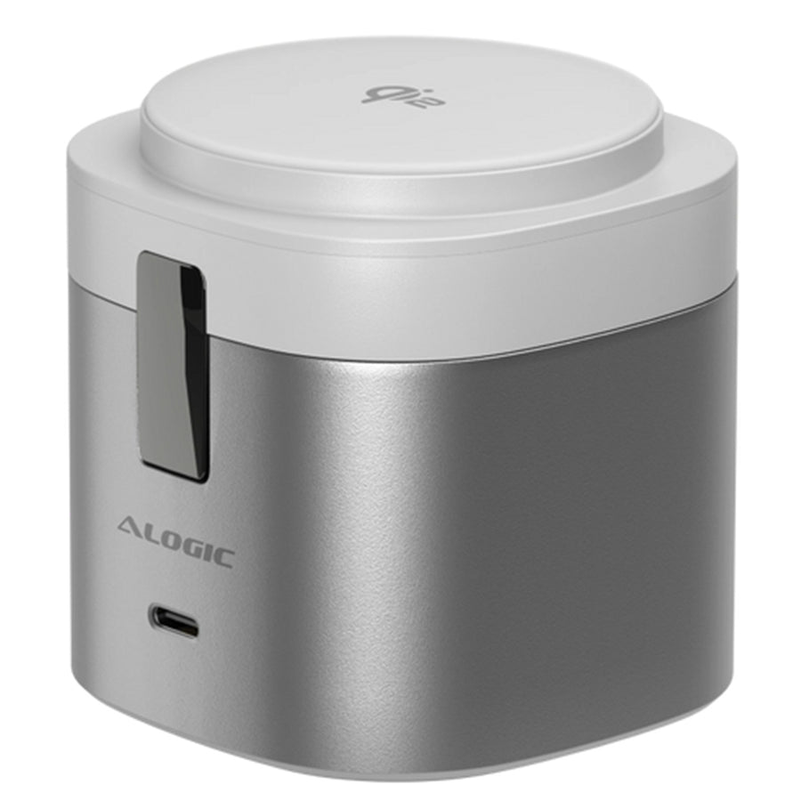 ALOGIC AL41WCPO-WH - Powerpod 4in1 Qi2 Wless Charging - White