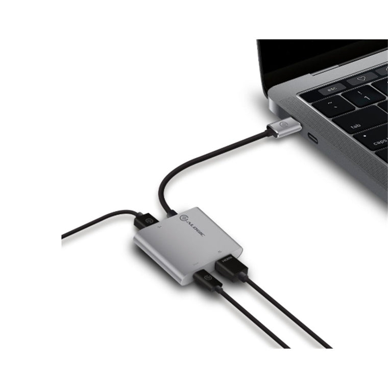 ALOGIC VPLUCHDACH-SGR - USB-C MULTIPORT ADPTR HDMI4K/USB3.0/C GR