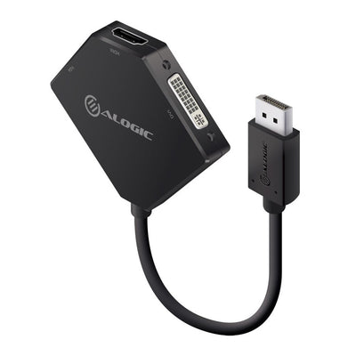 Alogic DP-VGDVHD-ADP 3in1 DisplayPort to HDMI DVI VGA Adapter Male to 3 Female