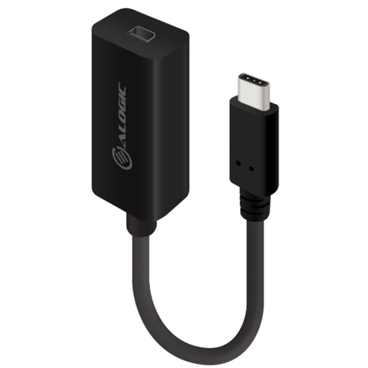 ALOGIC 10CM USB-C 2 MINI DISPLAYPORT ADAPTR BLK