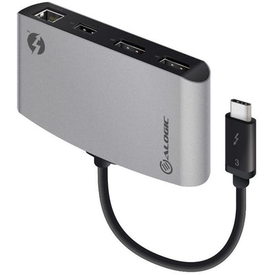 ALOGIC TB3D2DPBL-SGR - THUNDERBOLT3 DUAL DOCKING STATION 4K
