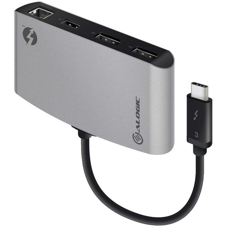 ALOGIC TB3D2DPBL-SGR - THUNDERBOLT3 DUAL DOCKING STATION 4K