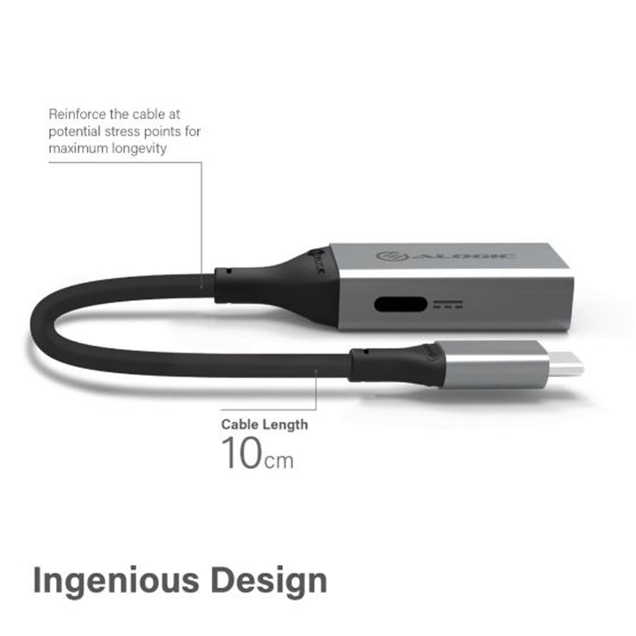 ALOGIC ULC35APW-SGR - ULTRA COMBO USB-C-ZU-USB-C-ADAPTER