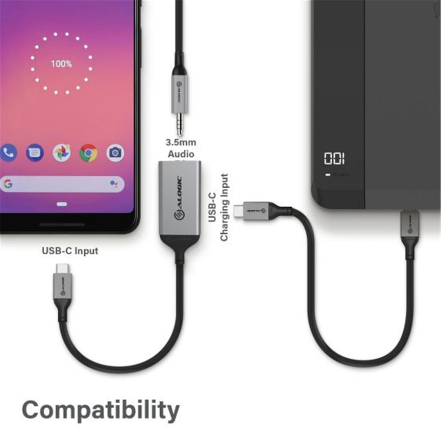 ALOGIC ULC35APW-SGR - ULTRA COMBO USB-C-ZU-USB-C-ADAPTER