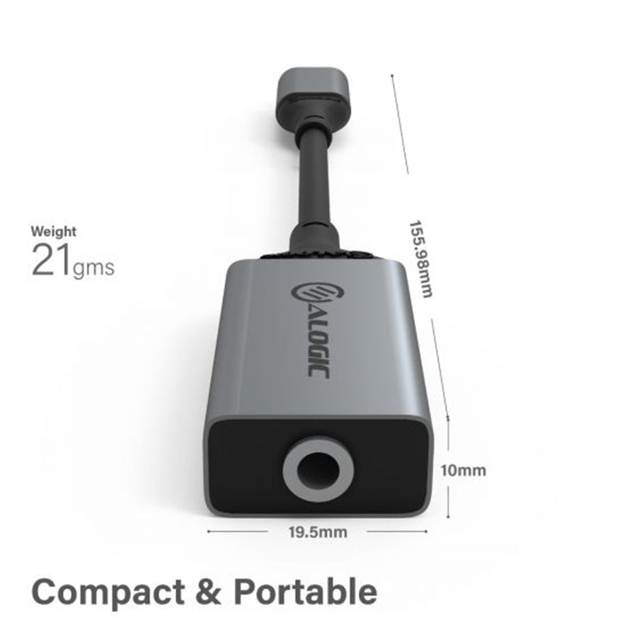 ALOGIC ULC35APW-SGR - ULTRA COMBO USB-C-ZU-USB-C-ADAPTER