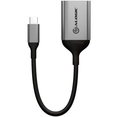 Alogic UL2CAPW-SGR USB-C TO USB-C AUDIO AND USB-C CHARGING ADAPTER- SPACE GREY WITH 100W (20V/5A) POWERDELIVERY, DATA AND AUDIO