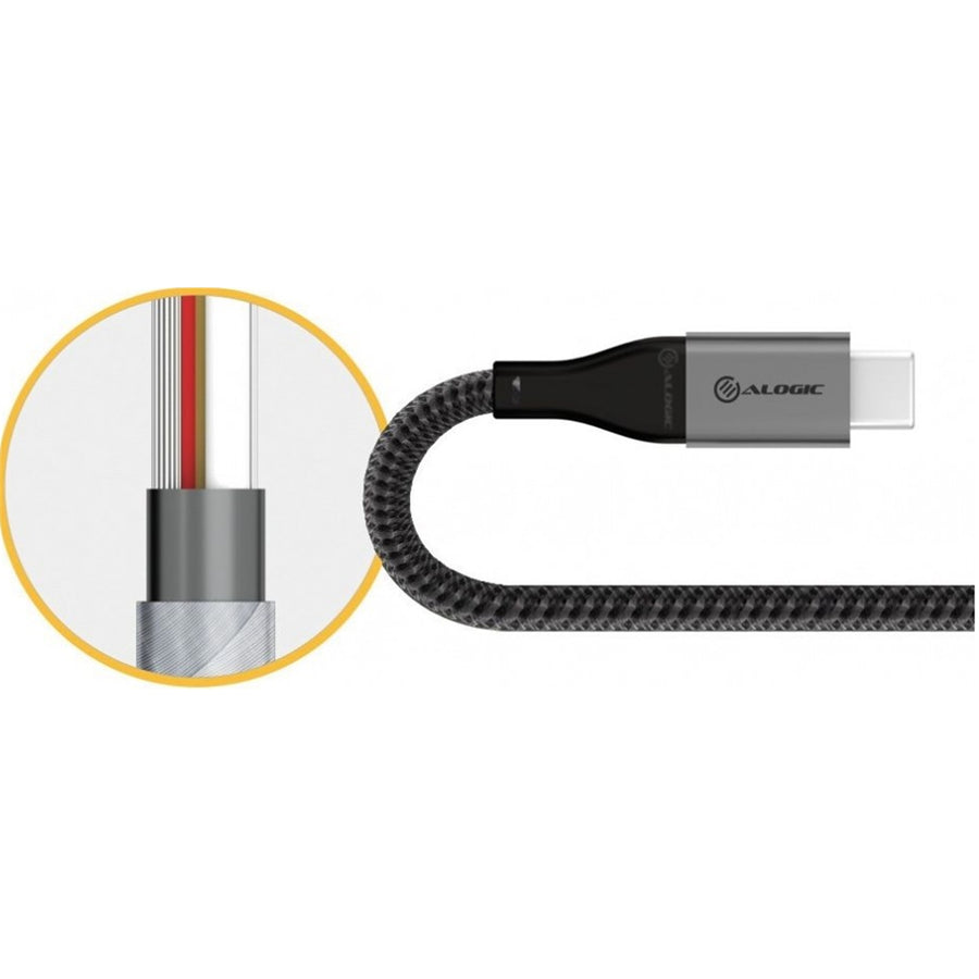 ALOGIC ULCAA-SGR - 15CM SUPER ULTRA USB-C TO USB-A ADAPTER