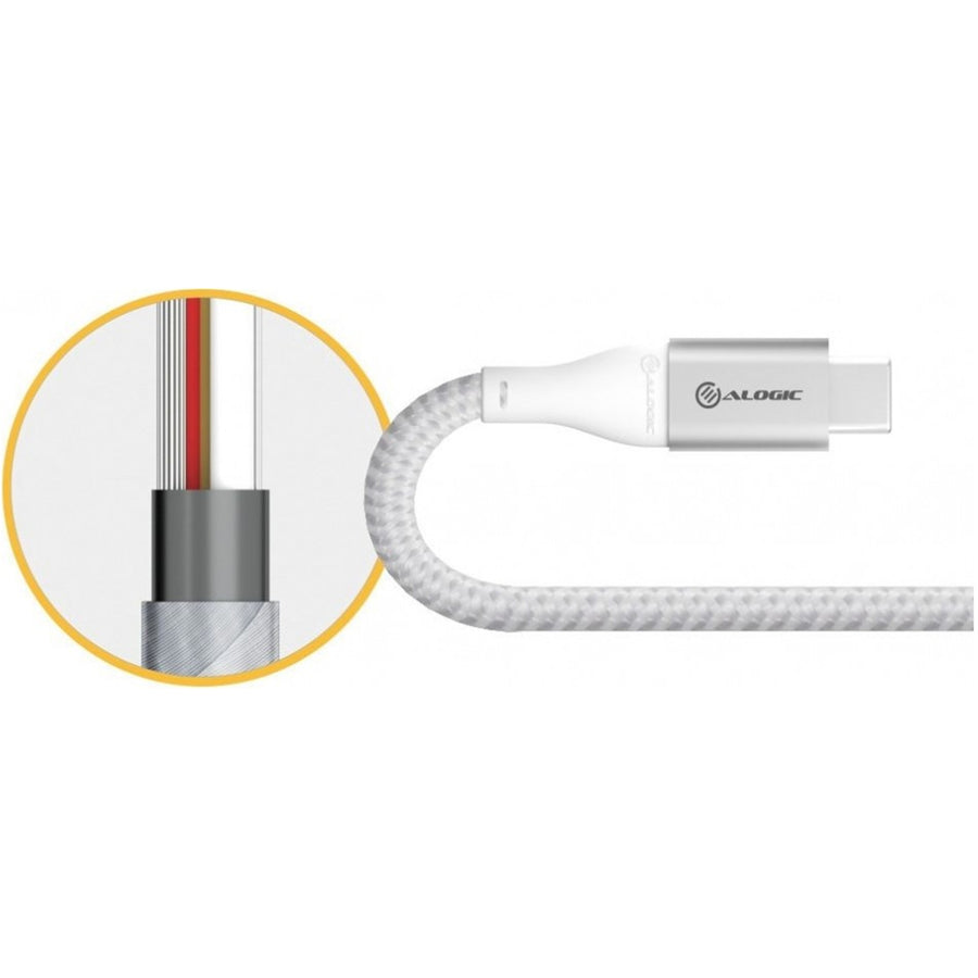 ULCAA-SLV - ALOGIC 15CM Super Ultra USB-C auf USB-A A