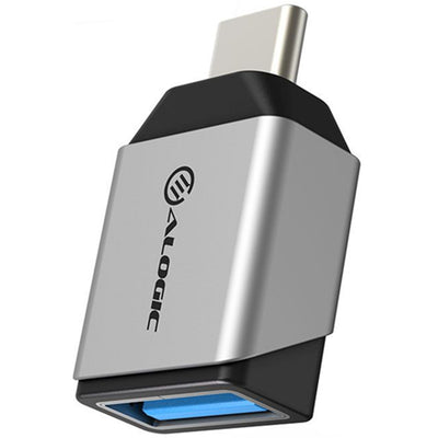 Alogic ULCAMN-SGR Ultra Mini USB-C to USB-A Adapter -Space Grey
