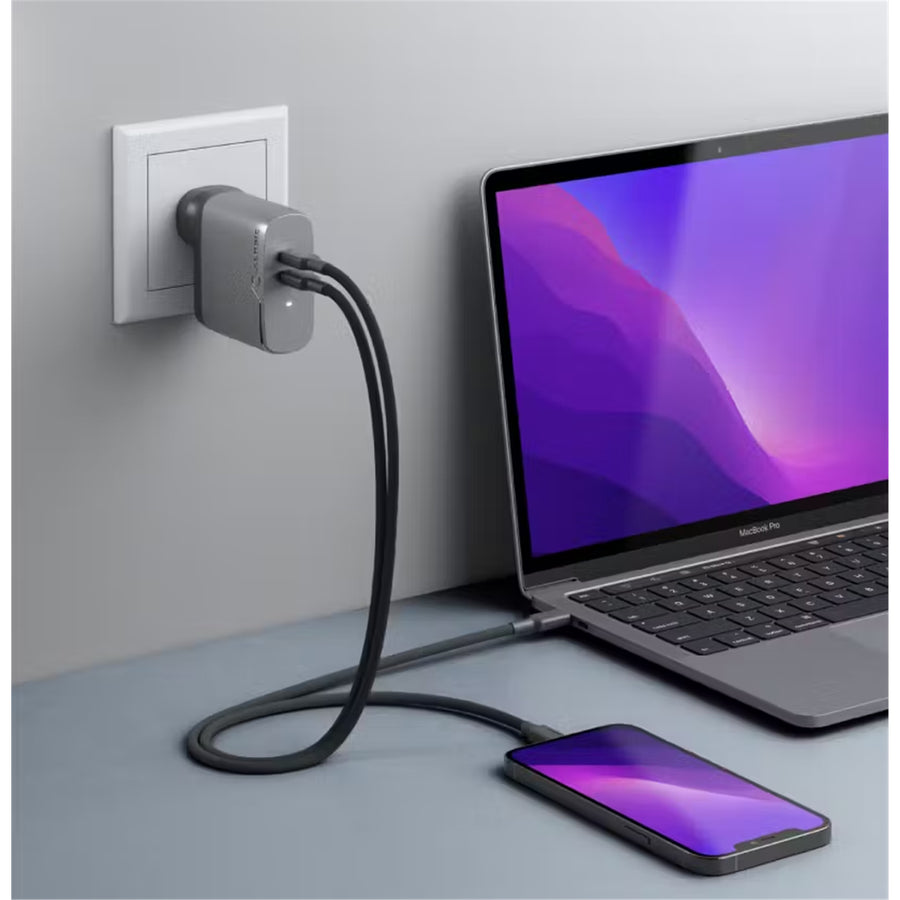 WCG2X68SGR-ANZ - ALOGIC 2X68 Rapid Power 2 Port 68W GaN C