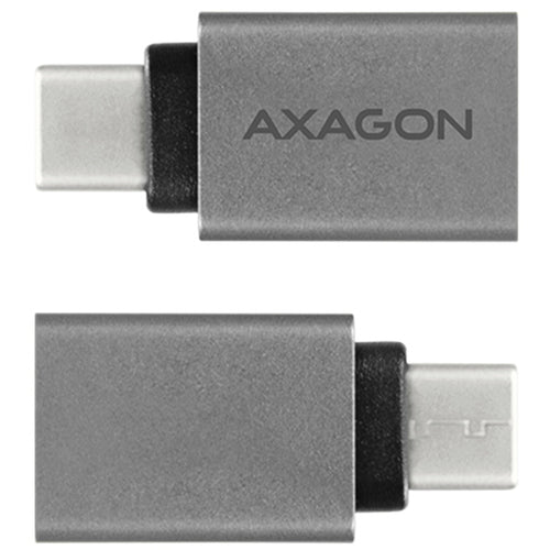 AXAGON RUCM-AFA USB-C 3.1 M to USB-A F Adapter urable Premium Aluminium Body, Supports 10Gbps, Supports 3A Charging.