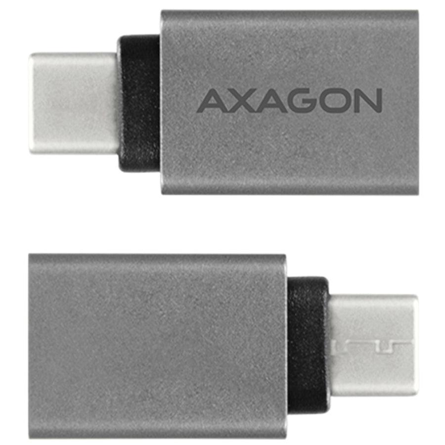 AXAGON RUCM-AFA USB-C 3.1 M to USB-A F Adapter urable Premium Aluminium Body, Supports 10Gbps, Supports 3A Charging.