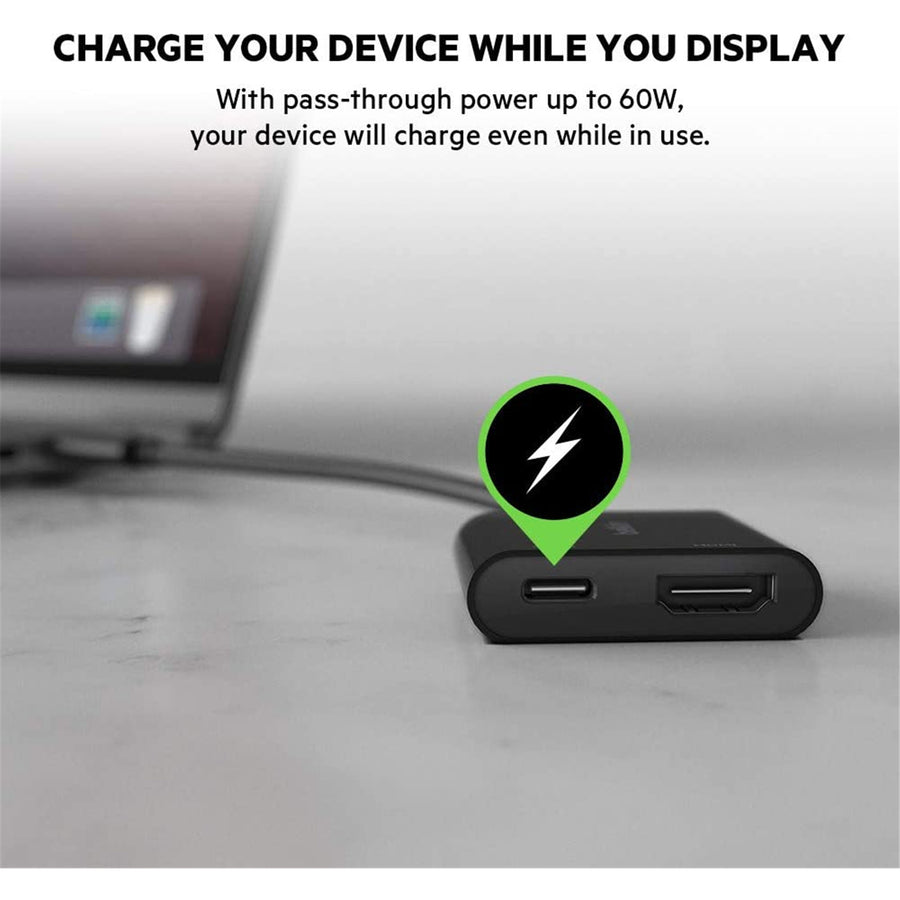 Belkin AVC002BTBK - USB-C to HDMI + Charge Adapter BLK (60W