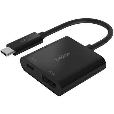 Belkin AVC002BTBK - USB-C auf HDMI + Ladeadapter BLK (60 W)