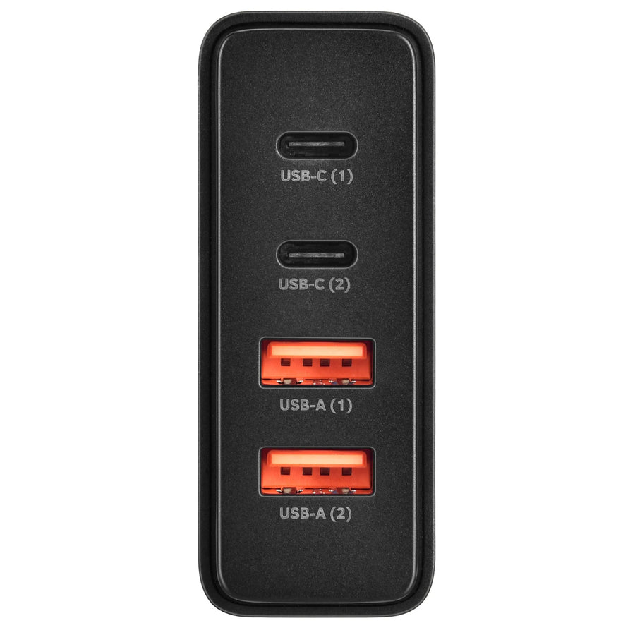 Bonelk 65W PD GaN Desktop Charger, 2 x USB-C, 2 x USB-A (Black)