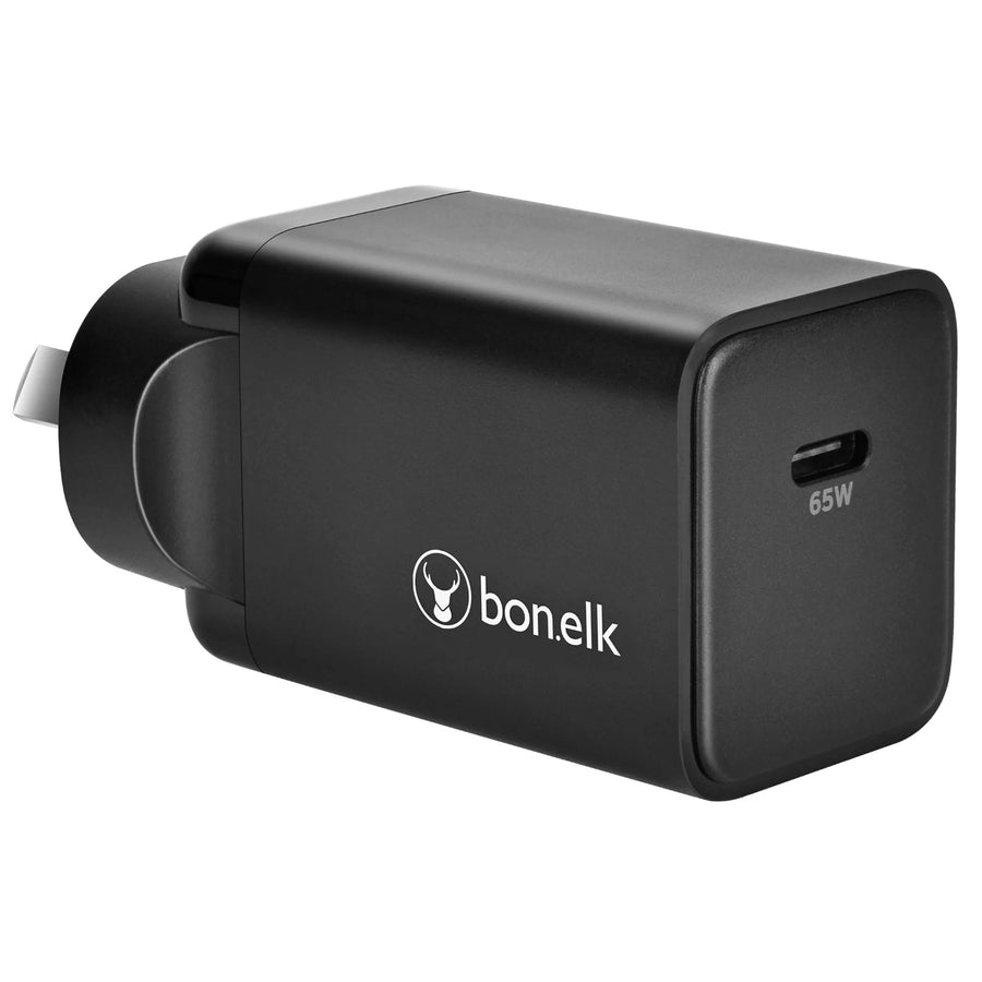 ELK-21736-R - Bonelk 65W PD GaN Wandladegerät - Schwarz