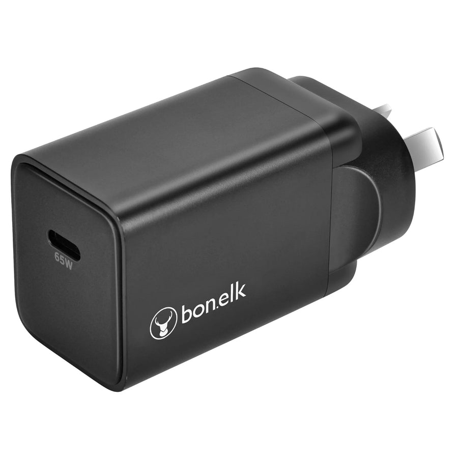 ELK-21736-R - Bonelk 65W PD GaN Wandladegerät - Schwarz