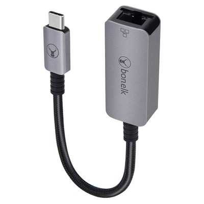 Bonelk USB-C zu Gigabit Adapter - 15cm - Space Grey