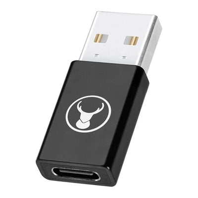 Bonelk Long-Life USB-A zu USB-C 3.0 Adapter (Schwarz)