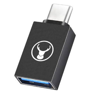 Bonelk Long-Life USB-C to USB-A 3.0 Adapter - ( Black )