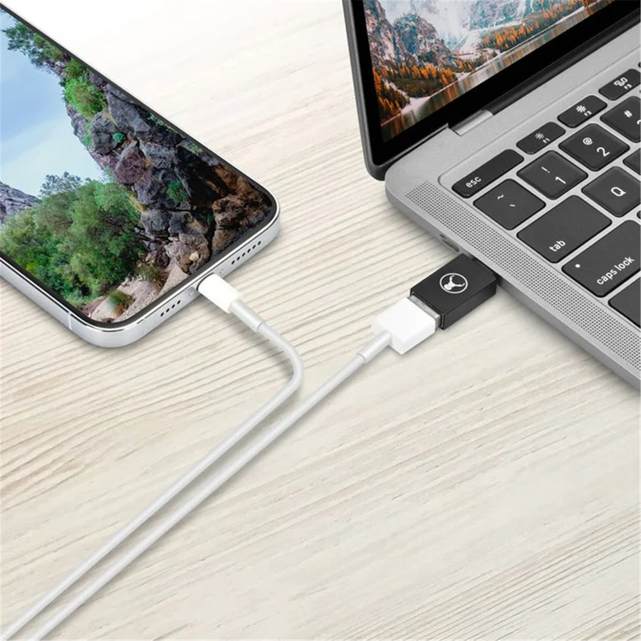 ELK-80062-R - Bonelk USB-C to USB-A 3.0 Adapter (Black) (Black)