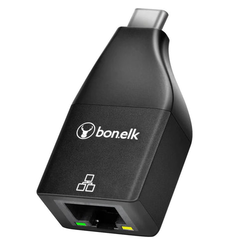 Bonelk USB-C zu Ethernet Kompakter Adapter ( Schwarz )