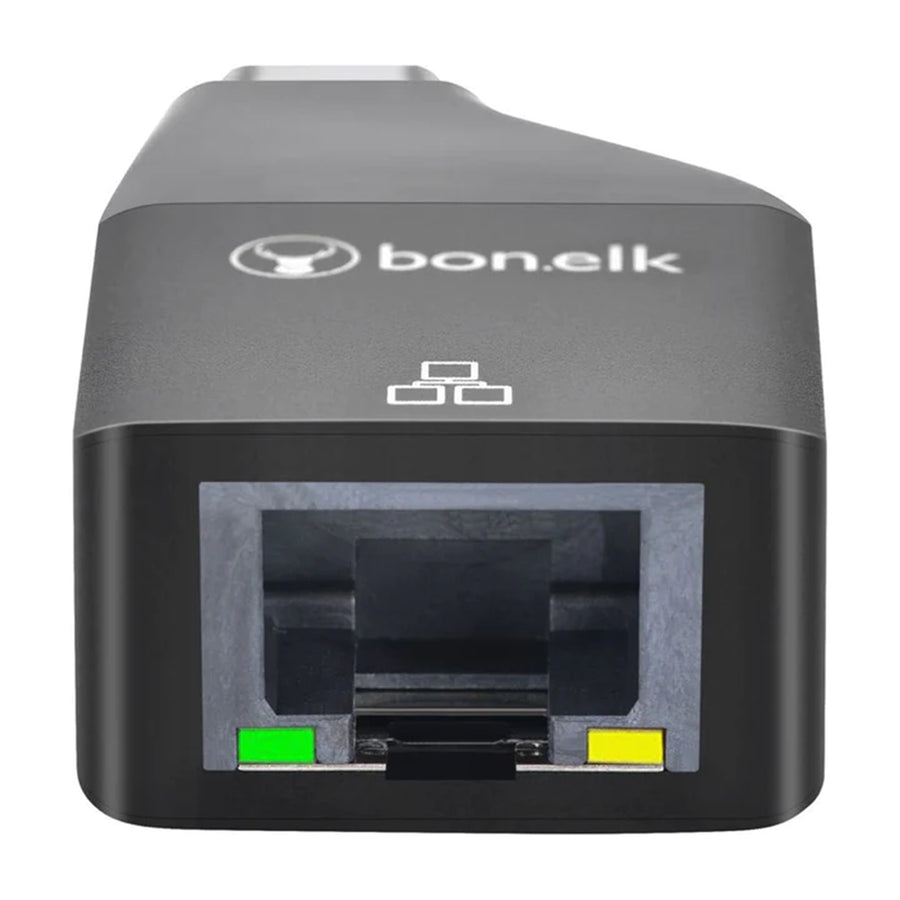 Bonelk USB-C zu Ethernet Kompakter Adapter ( Schwarz )